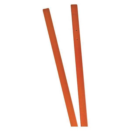 Roll-Up Sign Cross Braces, Orange, 48 in H MPN:57071