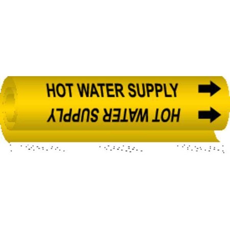Pipe Mrkr, Hot Water Supply, 2-1/2 to7-7/8, 5709-II MPN:5709-II