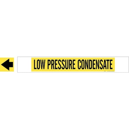 Pipe Mrkr, Low Pressure Condensate, Yellow MPN:5719-HPHV