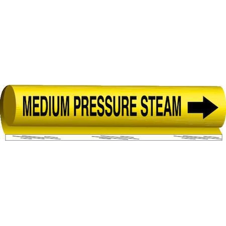Pipe Marker, Medium Pressure Steam, Yellow, 5723-I MPN:5723-I