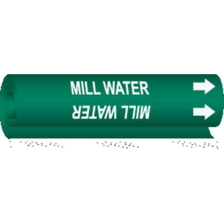 Pipe Markr, Mill Water, Gn, 1-1/2to2-3/8 In MPN:5725-I