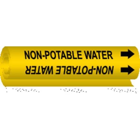 Pipe Mrkr, Non-Potable Water, 1-1/2to2-3/8, 5730-I MPN:5730-I