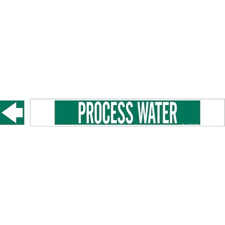 Pipe Marker, Process Water, Gn, 8 In orGrtr, 5747-HPHV MPN:5747-HPHV
