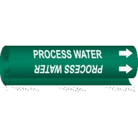 Pipe Marker, Process Water, 1/2to1-3/8 In MPN:5747-O