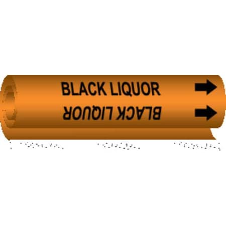 Pipe Marker, Black Liquor, 5798-O MPN:5798-O
