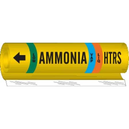 Pipe Marker, HTRS Amonia, 2-1/2-7-7/8 MPN:57990