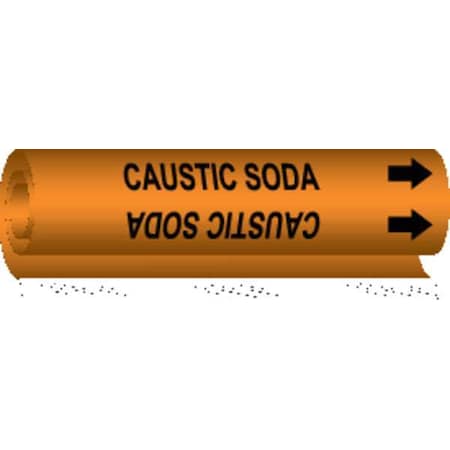 Pipe Marker, Caustic Soda, 5807-O MPN:5807-O