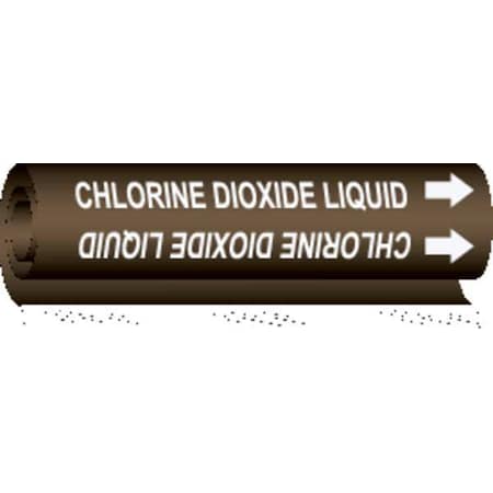 Pipe Marker, Chlorine Dioxide Liquid, 5812-I MPN:5812-I