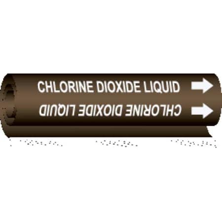 Pipe Marker, Chlorine Dioxide Liquid, 5812-O MPN:5812-O