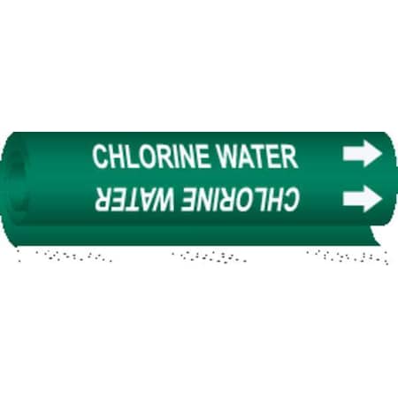 Pipe Marker, Chlorine Water, 5813-O MPN:5813-O