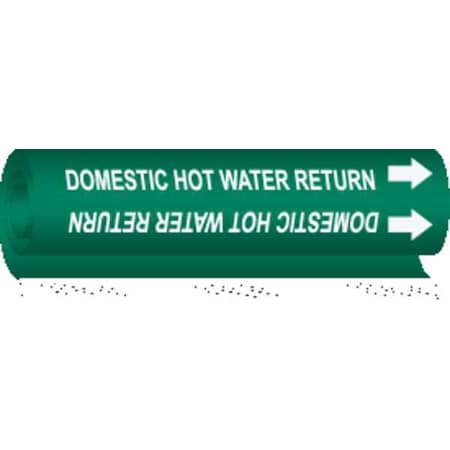 Pipe Marker, Domestic Hot Water Return, 5816-I MPN:5816-I