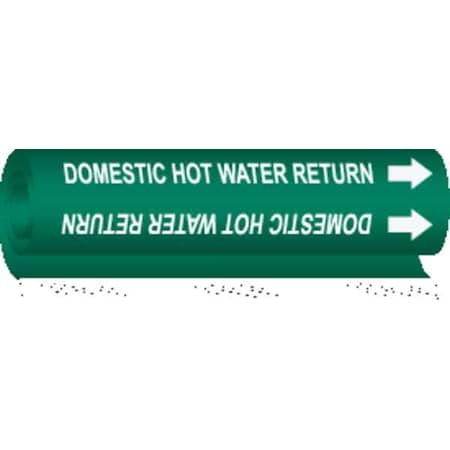 Pipe Marker, Domestic Hot Water Return, 5816-O MPN:5816-O