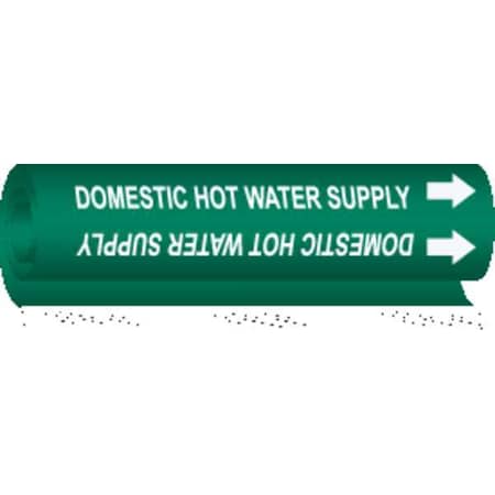 Pipe Marker, Domestic Hot Water Supply, 5817-I MPN:5817-I
