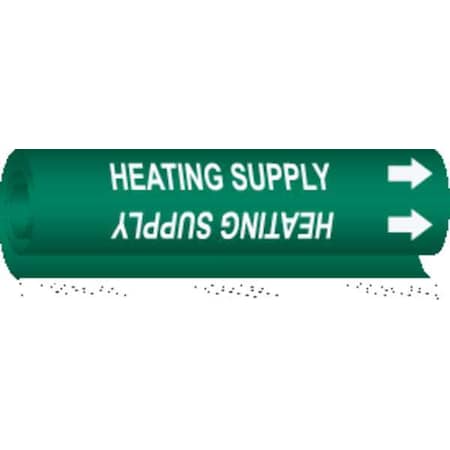 Pipe Marker, Heating Supply, 5824-O MPN:5824-O