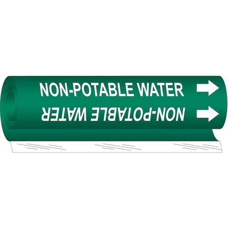 Pipe Marker, Non-Potable Water, 5843-I MPN:5843-I