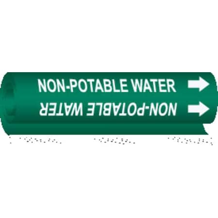 Pipe Marker, Non-Potable Water, 5843-O MPN:5843-O