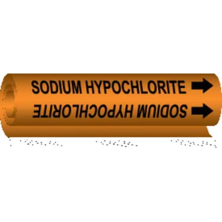 Pipe Marker, Sodium Hypochlorite, 5848-O MPN:5848-O