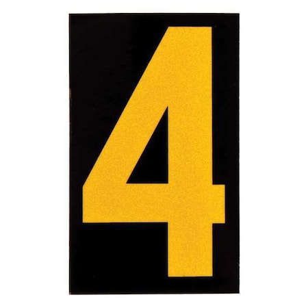 NumberLabel, 1-7/8inH, 1-3/8inW, PK25 MPN:5890-4