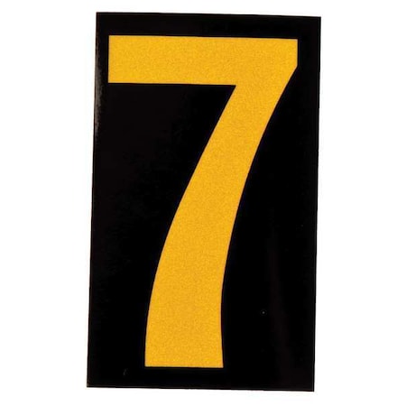 NumberLabel, 1-7/8inH, 1-3/8inW, PK25 MPN:5890-7