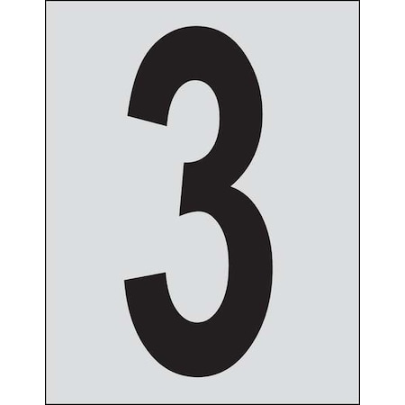 NumberLabel, 1-1/2inH, 1inW, PK25 MPN:5900-3