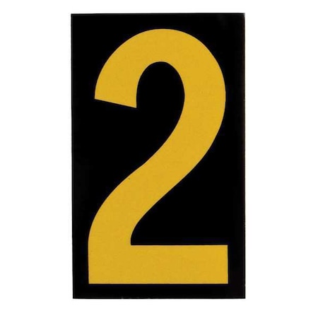 NumberLabel, 1-1/2inH, 1inW, PK25 MPN:5905-2