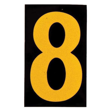 NumberLabel, 1-1/2inH, 1inW, PK25 MPN:5905-8