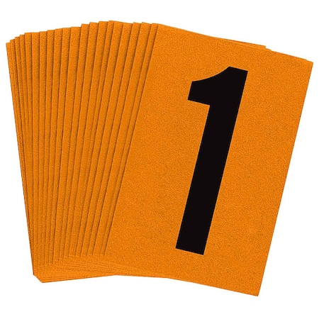 NumberLabel, 1-1/2inH, 1inW, PK25 MPN:5910-1