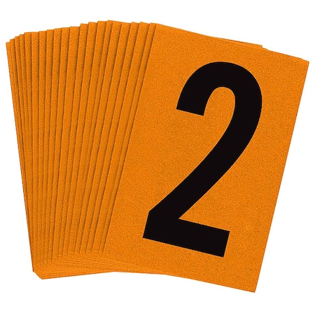 NumberLabel, 1-1/2inH, 1inW, PK25 MPN:5910-2