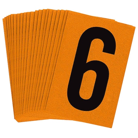 NumberLabel, 1-1/2inH, 1inW, PK25 MPN:5910-6
