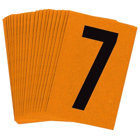 NumberLabel, 1-1/2inH, 1inW, PK25 MPN:5910-7