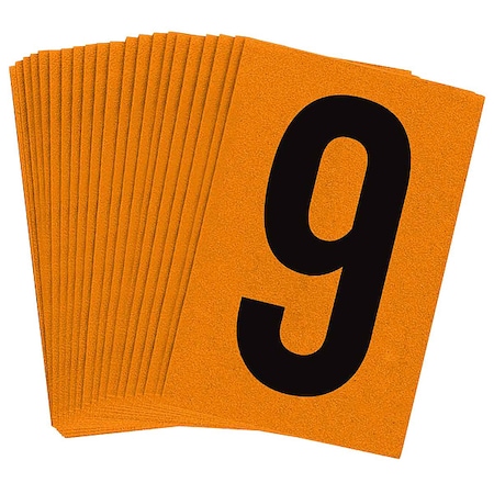 NumberLabel, 1-1/2inH, 1inW, PK25 MPN:5910-9