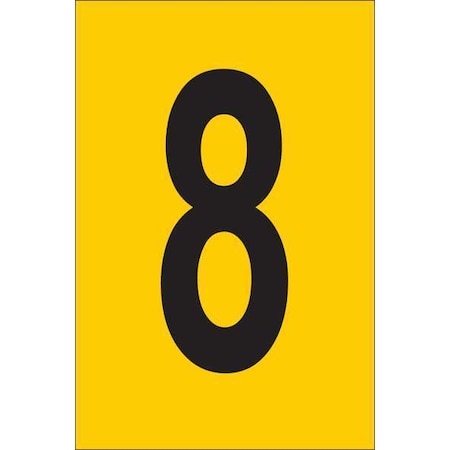 NumberLabel, 1-1/2inH, 1inW, PK25 MPN:5920-8