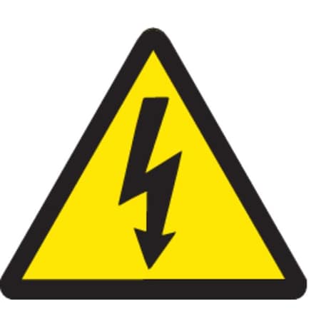 Warning Label, 4 In. H, 4 In. W, PK10 MPN:60213