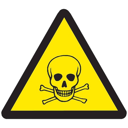 Warning Labels, 4inHx4inW, Vinyl, PK10, 60216 MPN:60216