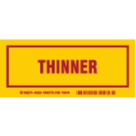 Container Label, Thinner, Polyester, 7 in W, 3 in H MPN:60255