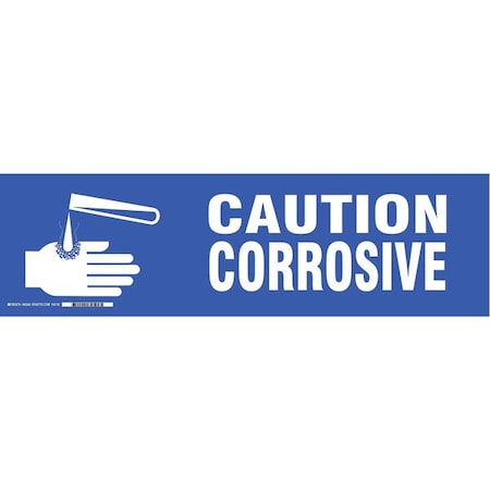 Label, 7 in H, 24 in W, Polyester, Vertical Rectangle, English, 60264 MPN:60264