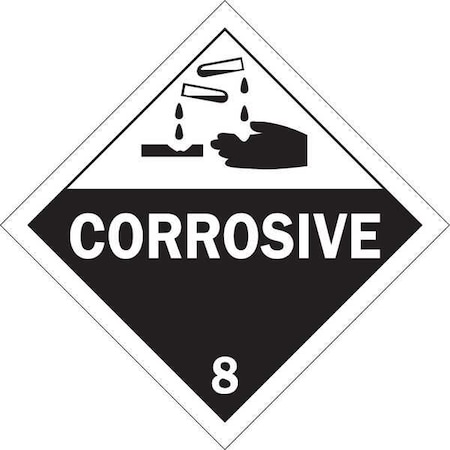 DOT Container Placard, 10-3/4