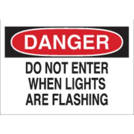 Danger Sign, Fiberglass, 14