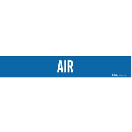 Pipe Marker, Air, Blue, 2-1/2 to 7-7/8 In, 7006-1 MPN:7006-1