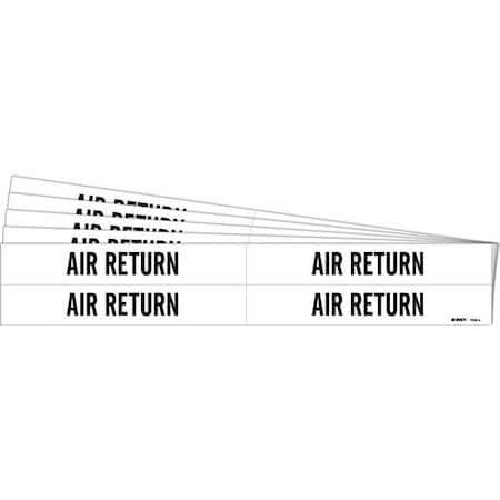 Pipe Marker, Black, Air Return, PK5, 7009-4-PK MPN:7009-4-PK