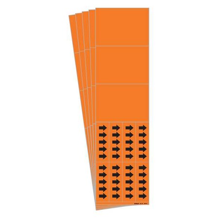 Pipe Marker, Self-Sticking Vinyl, PK5, 7023-3C-PK MPN:7023-3C-PK