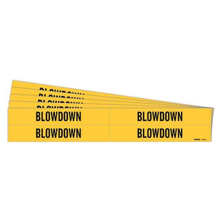 Pipe Marker, PK5, 7028-4-PK MPN:7028-4-PK