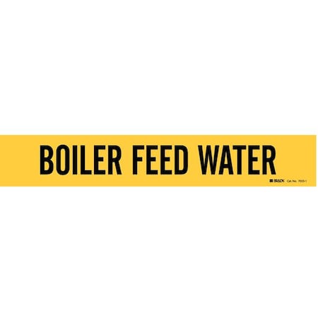 Pipe Mrkr, Boiler Feed Water, 2-1/2to7-7/8, 7033-1 MPN:7033-1