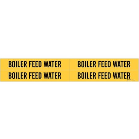 Pipe Mrkr, Boiler Feed Water, 3/4to2-3/8In, 7033-4 MPN:7033-4