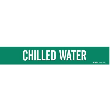 Pipe Mrkr, Chilled Water, 2-1/2to7-7/8 In, 7045-1 MPN:7045-1
