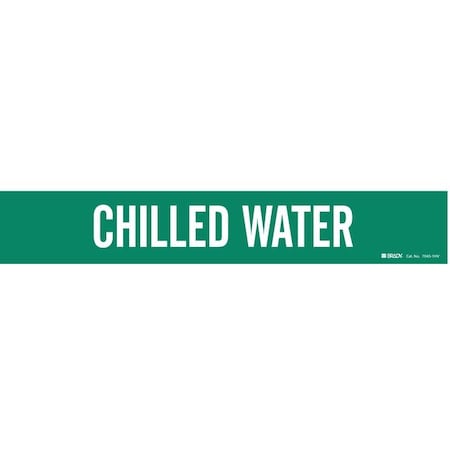 Pipe Marker, Chilled Water, Gn, 8 In orGrtr MPN:7045-1HV
