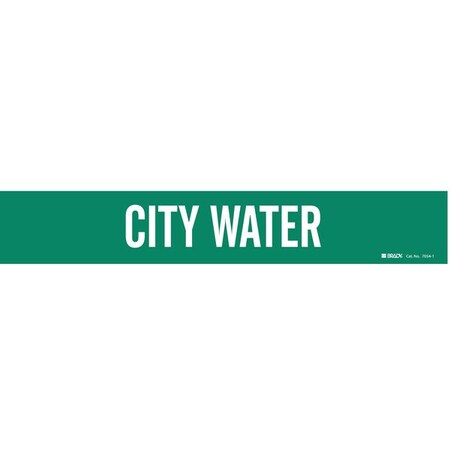 Pipe Markr, City Water, Gn, 2-1/2to7-7/8 In, 7054-1 MPN:7054-1
