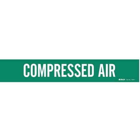 Pipe Mrkr, Compressed Air, 2-1/2to7-7/8 In, 7059-1 MPN:7059-1