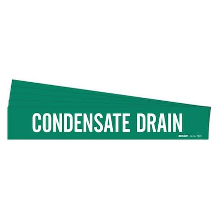Pipe Marker, Condensate Drain, PK5, 7063-1-PK MPN:7063-1-PK