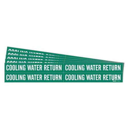 Pipe Marker, Cooling Water Return, PK5 MPN:7071-4-PK
